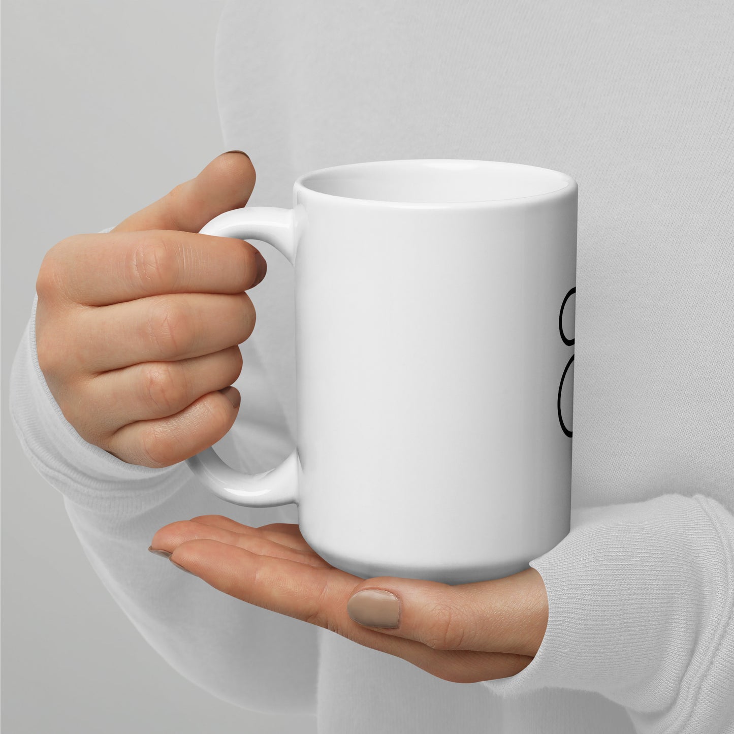 The GRP White glossy mug