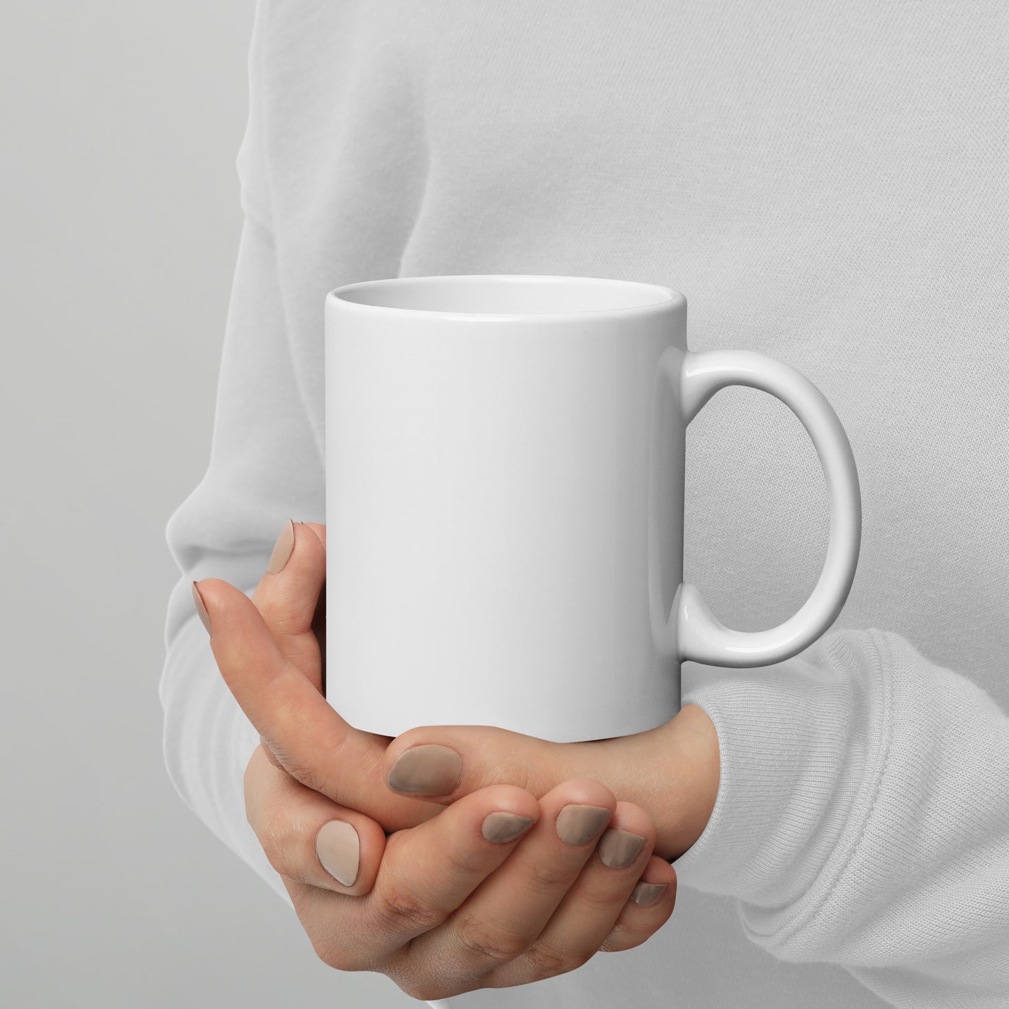 The GRP White glossy mug